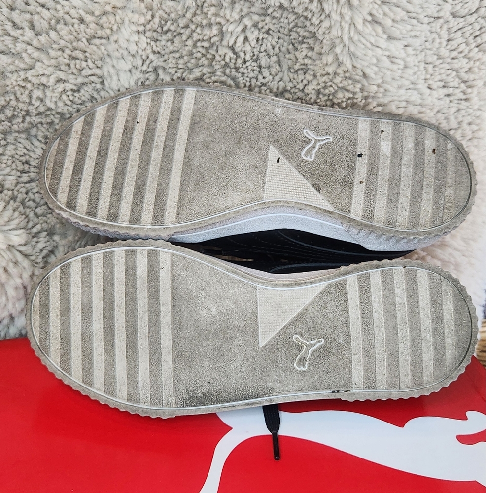 PUMA Carina Black Sneakers Size 7 Womens Ladies Shoes With Box - Picture 9 of 9